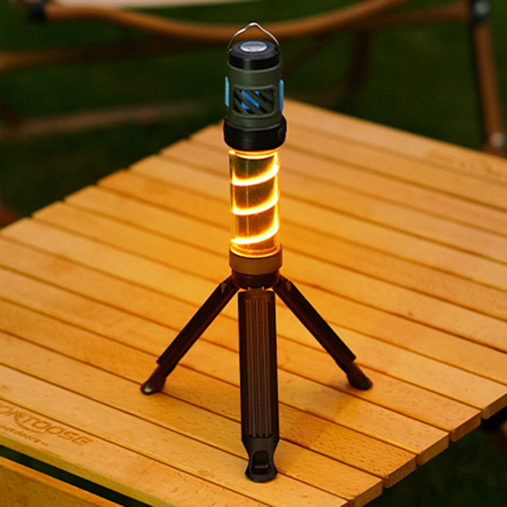 Belro rechargeable outdoor mosquito repellent lantern emitting light, designed for outdoor use and mosquito prevention.