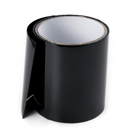 Belro Ultra Strong Stop Leaks waterproof repair tape shown on a roll, designed for sealing leaks with durable adhesive properties.