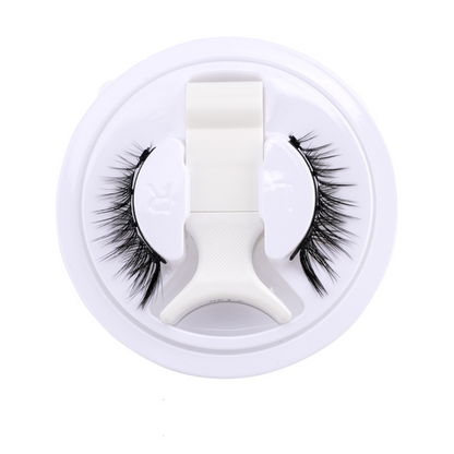 Belro reusable magnetic eyelash and tweezer set for easy, glue-free application in health and beauty makeup.