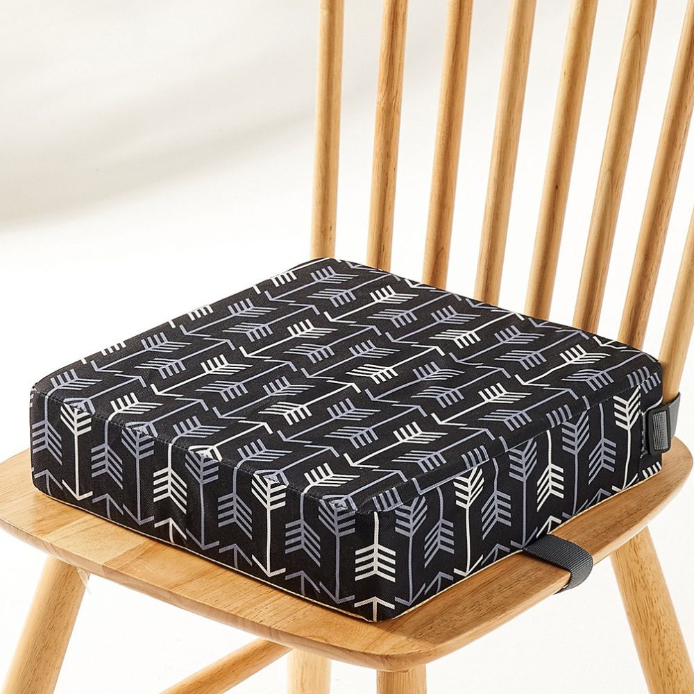 Belro portable high chair travel booster seat with adjustable straps and padded seating for dining on the go.