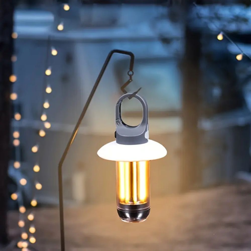 Belro 2-pack rechargeable LED camping lanterns with handles, ideal for outdoor camping and emergency lighting.