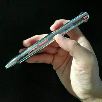 Belro 4-in-1 eyebrow pen for shaping, filling, concealing, and highlighting eyebrows in eye makeup.