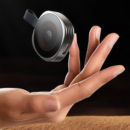Belro portable wireless smart watch fast charger connected to a smartwatch, demonstrating quick charging for wearable electronics.