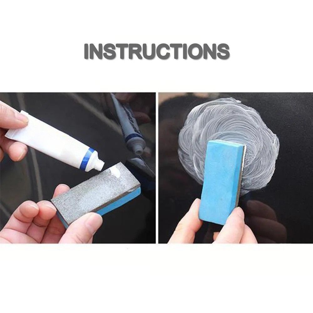 Belro car scratch repair kit with applicator tools, designed for home and garden use to fix vehicle scratches and scuffs.