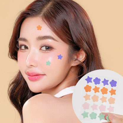 Belro Hydrocolloid Pimple Acne Patch sticker designed for men's skin, visible on the skin with clear adhesive edges.