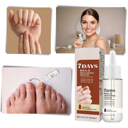 Belro 7 Days Nail Repair Essence bottle with dropper for strengthening and nourishing nails in a health and beauty nail care line