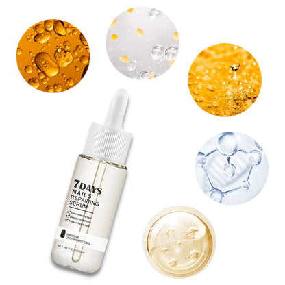 Belro 7 Days Nail Repair Essence bottle with nourishing formula for healthy, strong nails in a sleek beauty packaging.