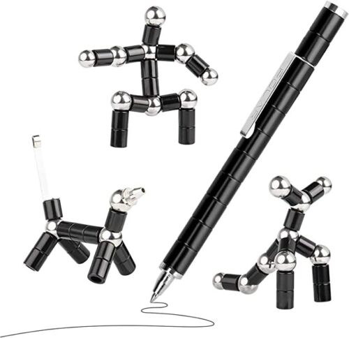Belro fidget magnetic pen with colorful magnetic balls and sleek design, ideal for stress relief and sensory play.
