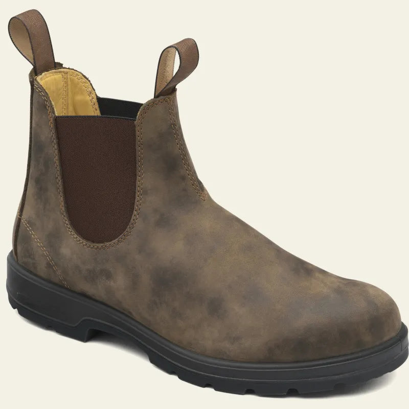 Sandsberg20250621 waterproof Chelsea boots by BowLift, slip-on unisex classic style with durable waterproof leather.