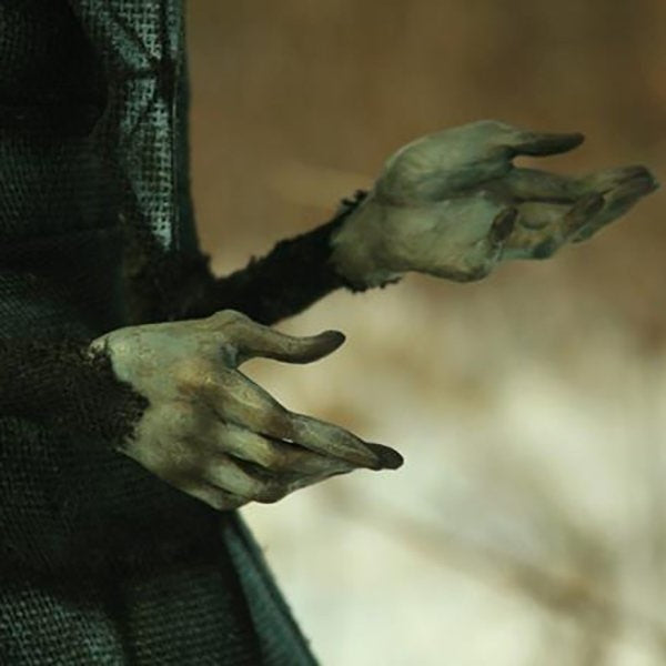 Belro creepy witch sculpture from The Dark and Bizarre Art collection, Halloween home decor figurine with detailed eerie design.