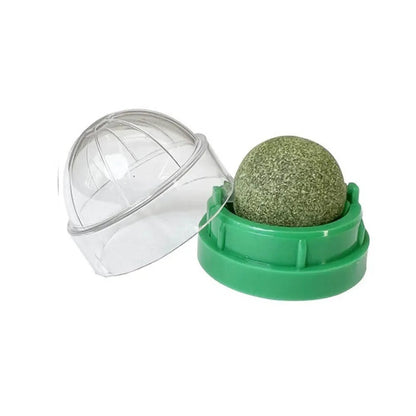 Set of four Belro premium catnip balls for cats, soft and textured pet toys designed for feline play and stimulation.