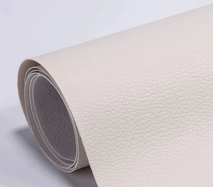 Belro self-adhesive leather refinisher for sofa repair, cuttable and suitable for men's clothing and furniture restoration.