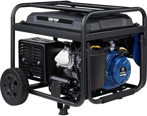 Casavibeo Westinghouse 6600W portable generator with transfer switch, 30A RV outlets, ideal for home backup power.