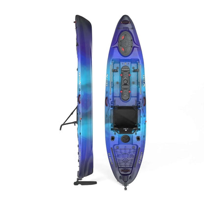 Casavibeo Vibe Kayaks Sea Ghost 110 kayak on water, featuring its sleek design and comfortable seating for kayaking adventures.