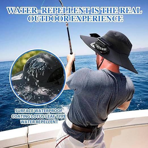 Belro men's sun hat with wide brim and breathable fabric, perfect for outdoor protection and stylish summer accessories.