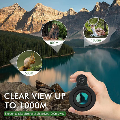 Belro monocular telescope with compact design, featuring adjustable focus and lightweight build for outdoor viewing.