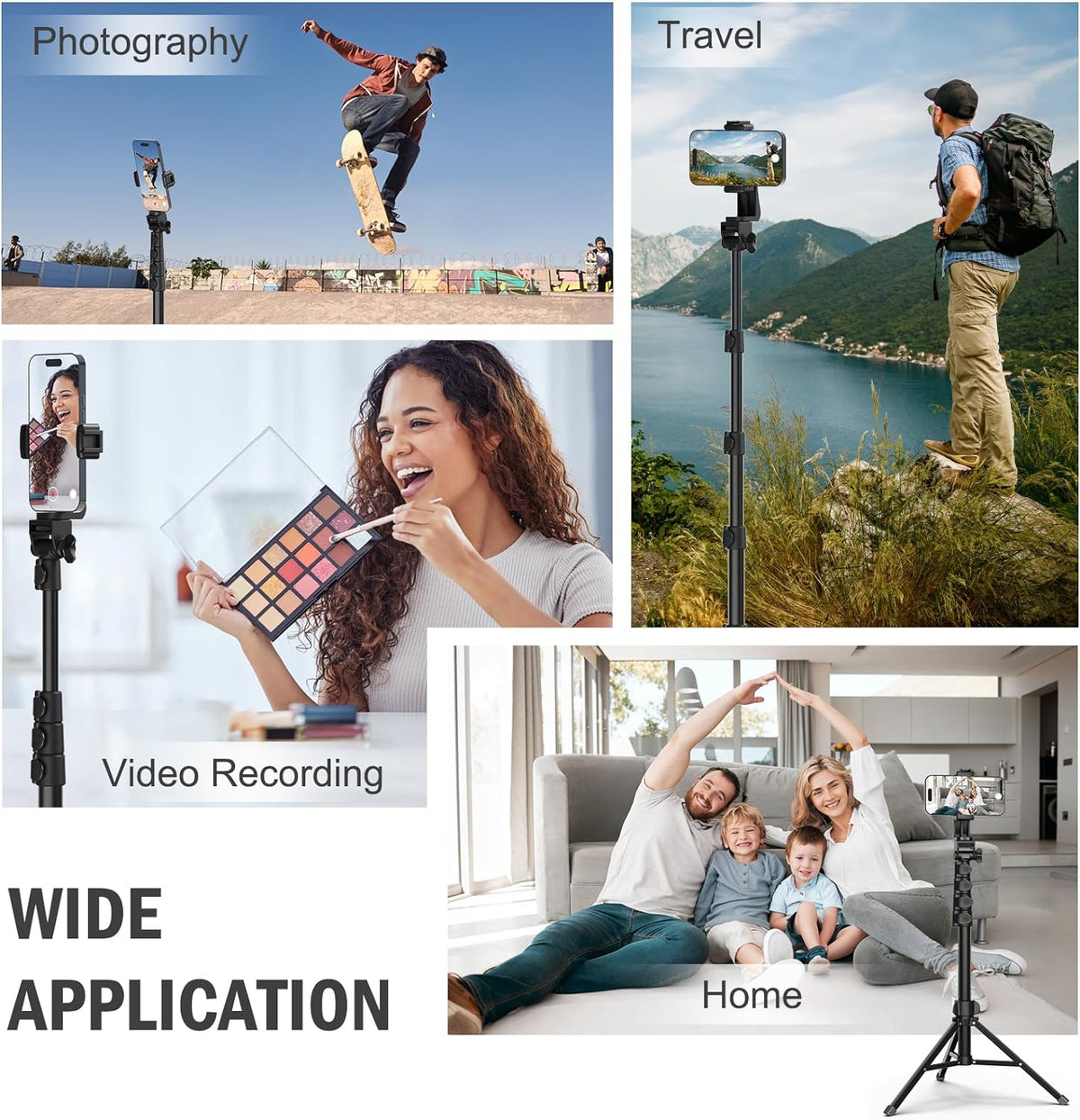 Belro portable tripod mount stand for cell phones and cameras, compact electronics accessory for stable photography.