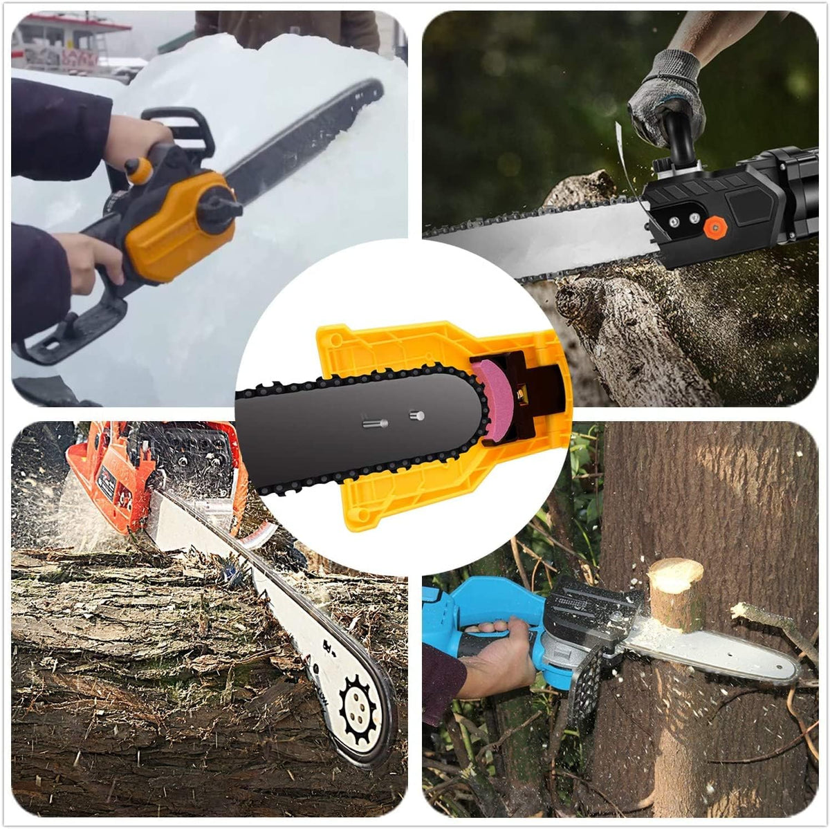 Belro chainsaw teeth sharpener tool, designed for men, with a sturdy metal file and grip for efficient sharpening.