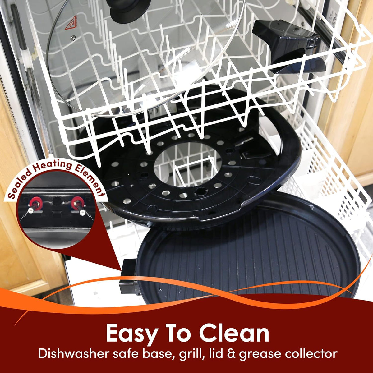 Belro smokeless electric tabletop grill with nonstick surface for indoor cooking and grilling.