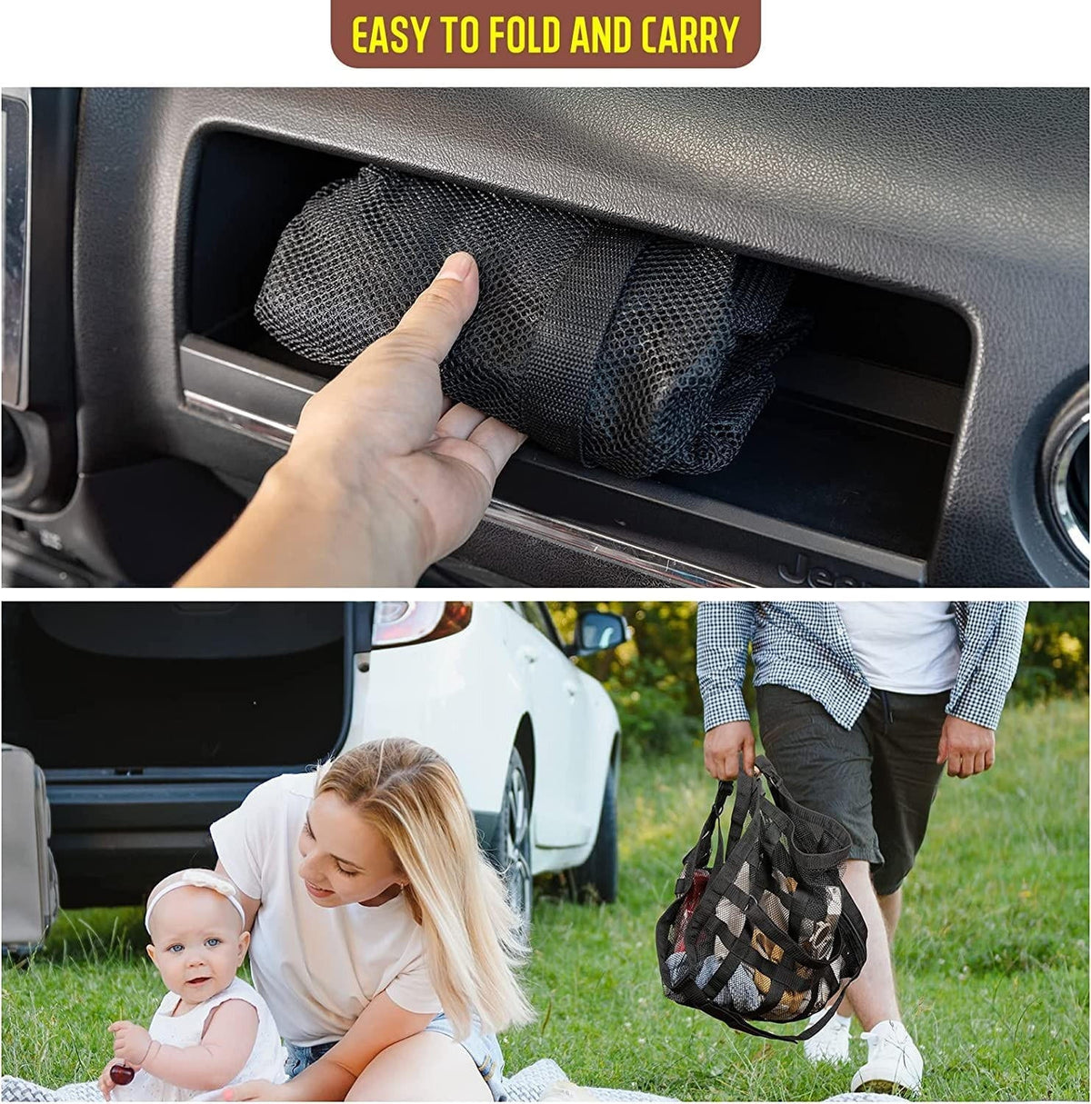 Belro interior cargo net for home and garden storage, featuring adjustable straps and multiple attachment points for secure organization.