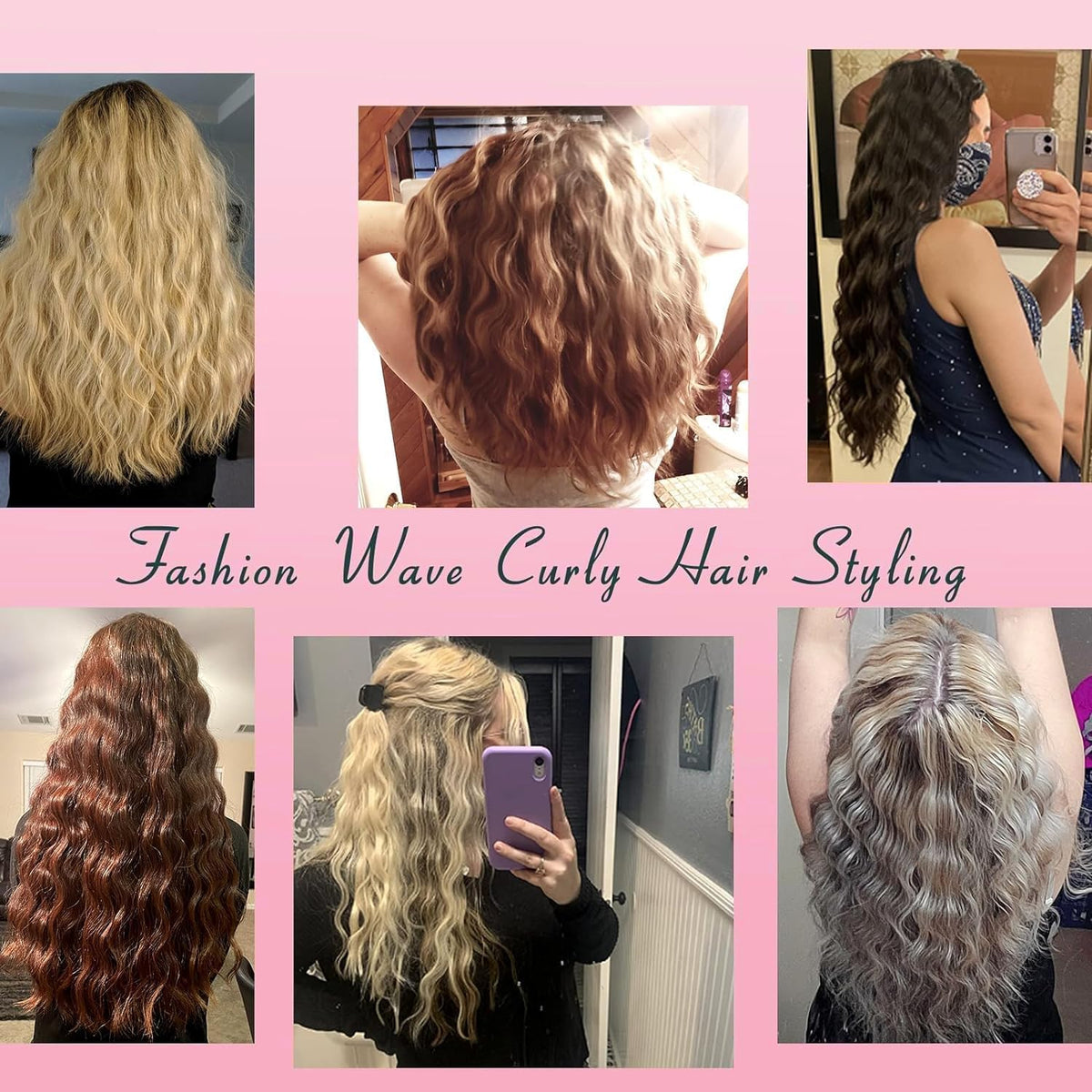 Belro curling iron hair waver for creating beachy waves and curls, with a sleek design and heat styling features.