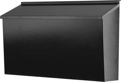Large capacity wall-mount mailbox by Belro, designed for home and garden decor, featuring a sturdy metal construction and secure lock.