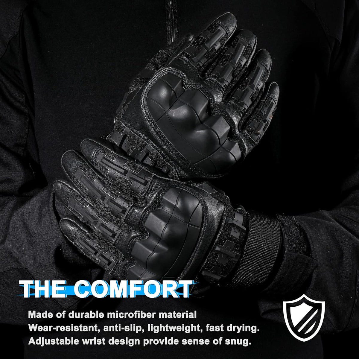 Belro touch screen tactical gloves with reinforced palms and adjustable wrist straps, designed for outdoor and tactical use.