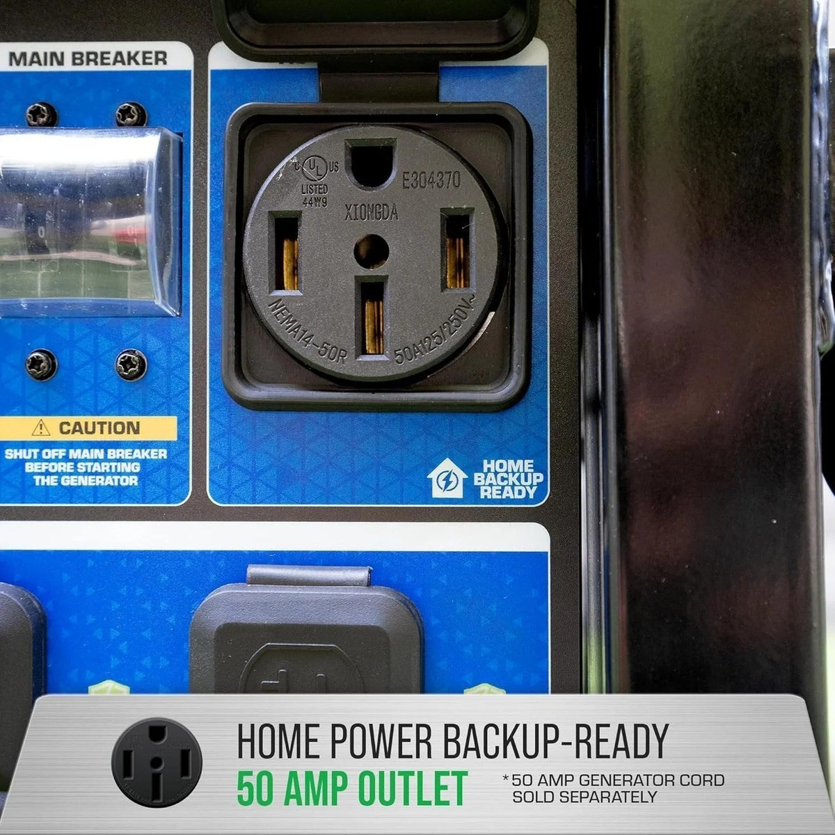 Casavibeo DuroMax 15,000-Watt Tri-Fuel Portable Generator XP15000HXT with dual fuel capabilities and sturdy design.