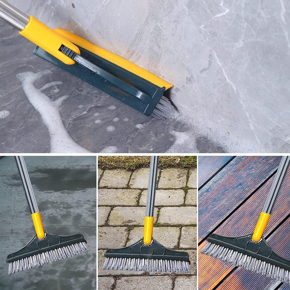 Belro floor scrub brush with sturdy bristles, ideal for cleaning floors in home and garden spaces.