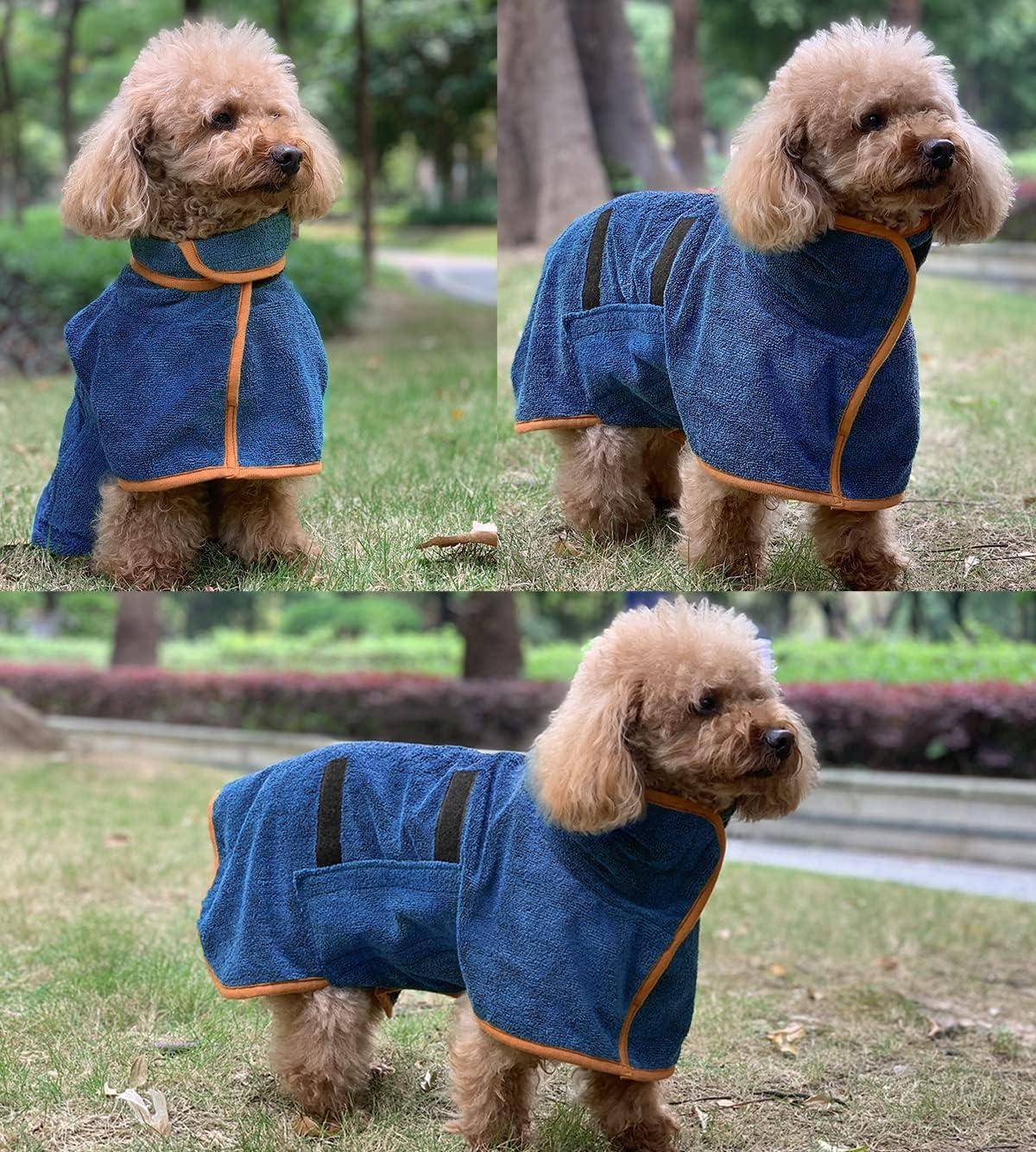 Belro dog bath robe in soft, cozy fabric, designed for comfortable sleepwear and post-bath warmth.