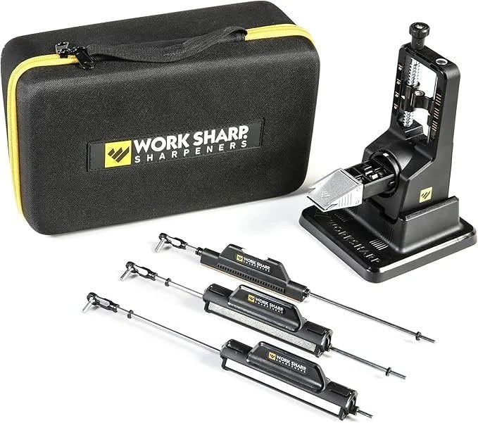 Casavibeo Work Sharp Precision Adjust Elite knife sharpener with adjustable system for hunting, serrated, and kitchen knives.