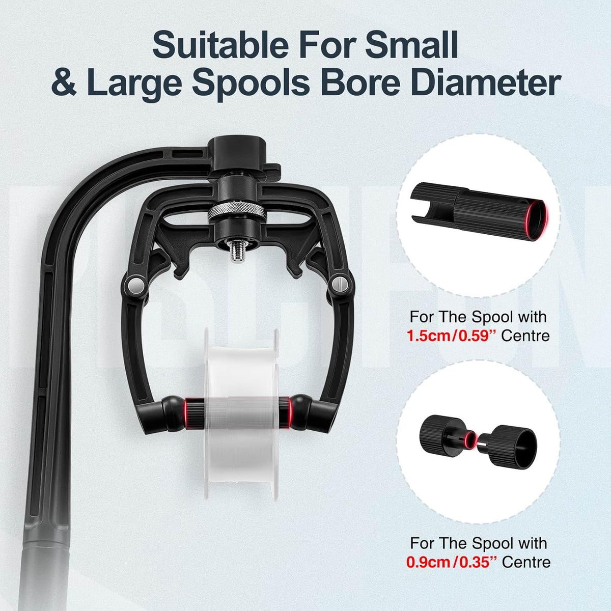Belro fishing line winder spooler tool for men, compact device for winding and spooling fishing lines efficiently.