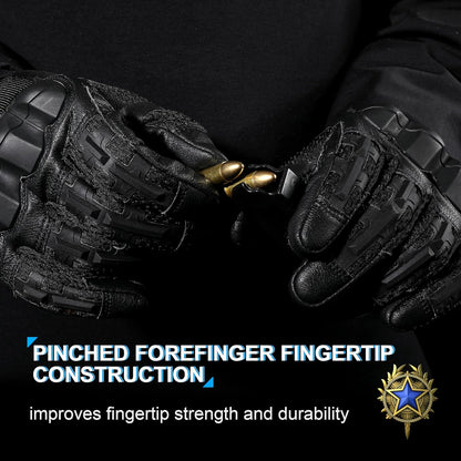 Belro touch screen tactical gloves with reinforced palms and adjustable wrist straps, designed for outdoor and tactical use.
