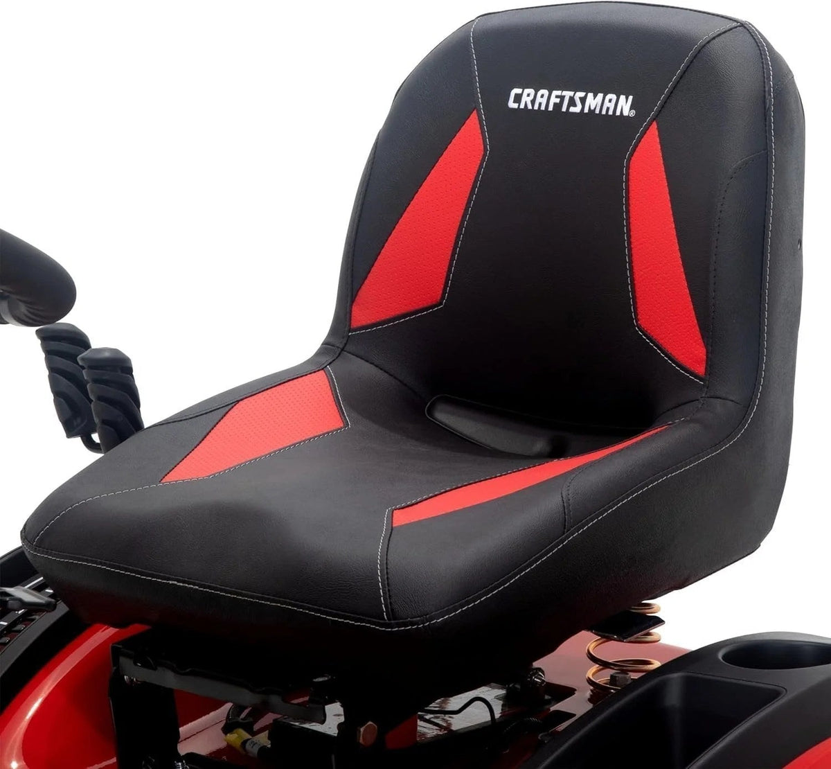 Casavibeo Craftsman T2200K 42-inch 20 HP hydrostatic riding mower with large cutting deck and powerful engine.