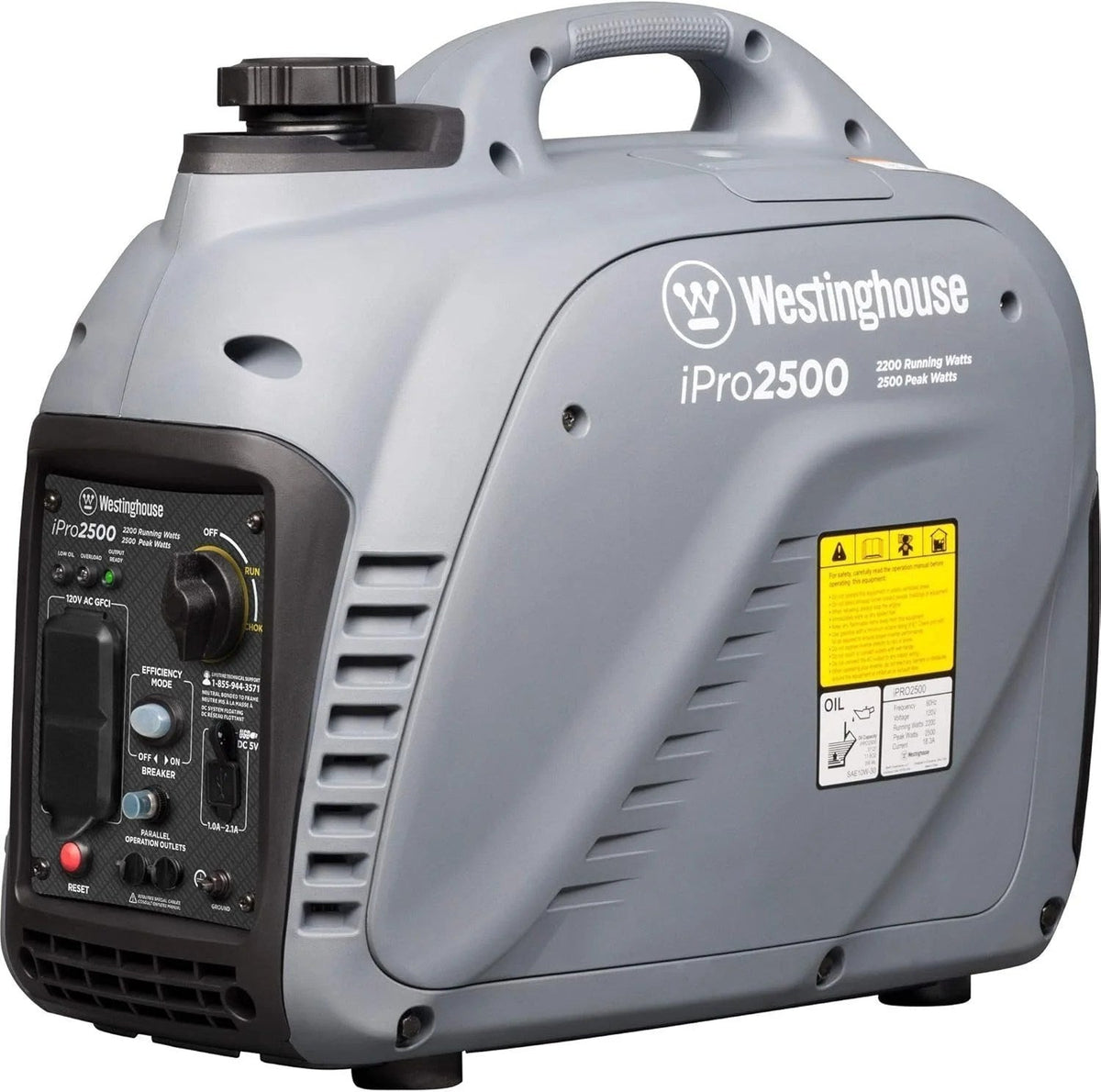 Casavibeo Westinghouse iPro2500 portable inverter generator with compact design and dual outlets for outdoor power needs