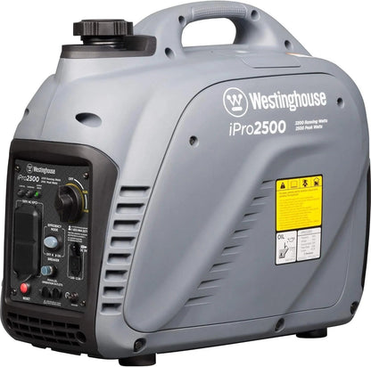 Casavibeo Westinghouse iPro2500 portable inverter generator with compact design and dual outlets for outdoor power needs
