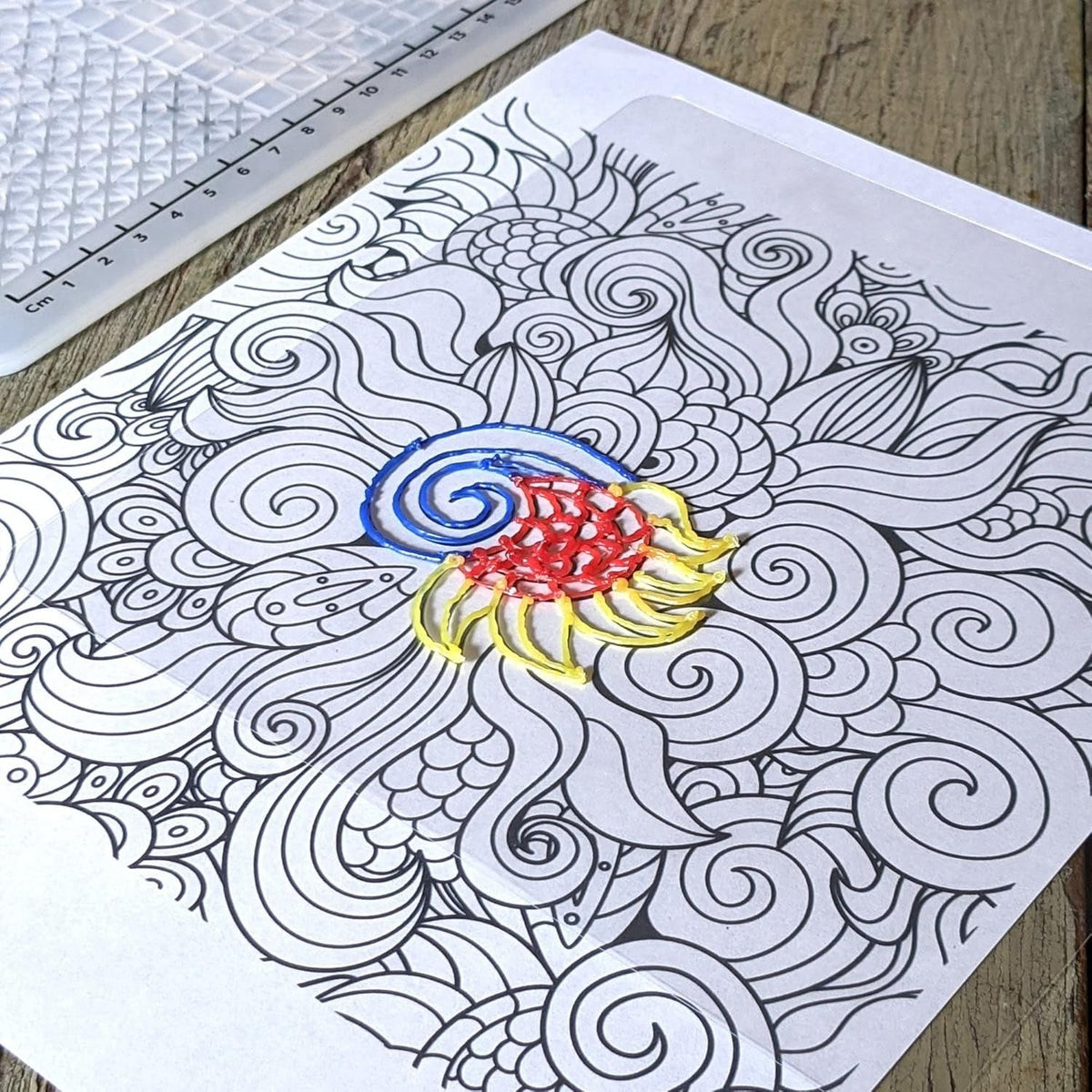 Belro 3D printing pen for electronics, showing the pen with filament loaded, ready for 3D drawing and creative projects.
