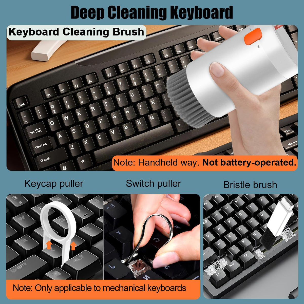 Belro 20-in-1 keyboard and earbuds cleaning kit with various tools for electronics cleaning and maintenance.