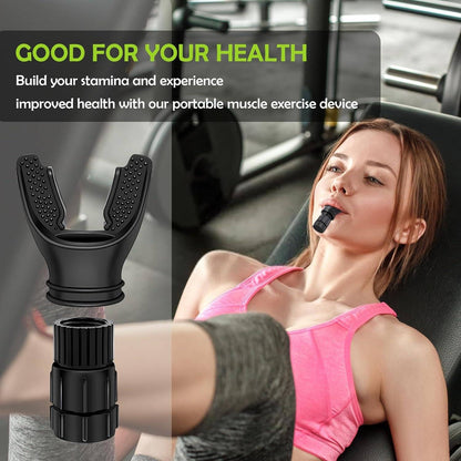 Belro lung fitness breathing trainer for men, compact portable device used to improve lung capacity and breathing strength.