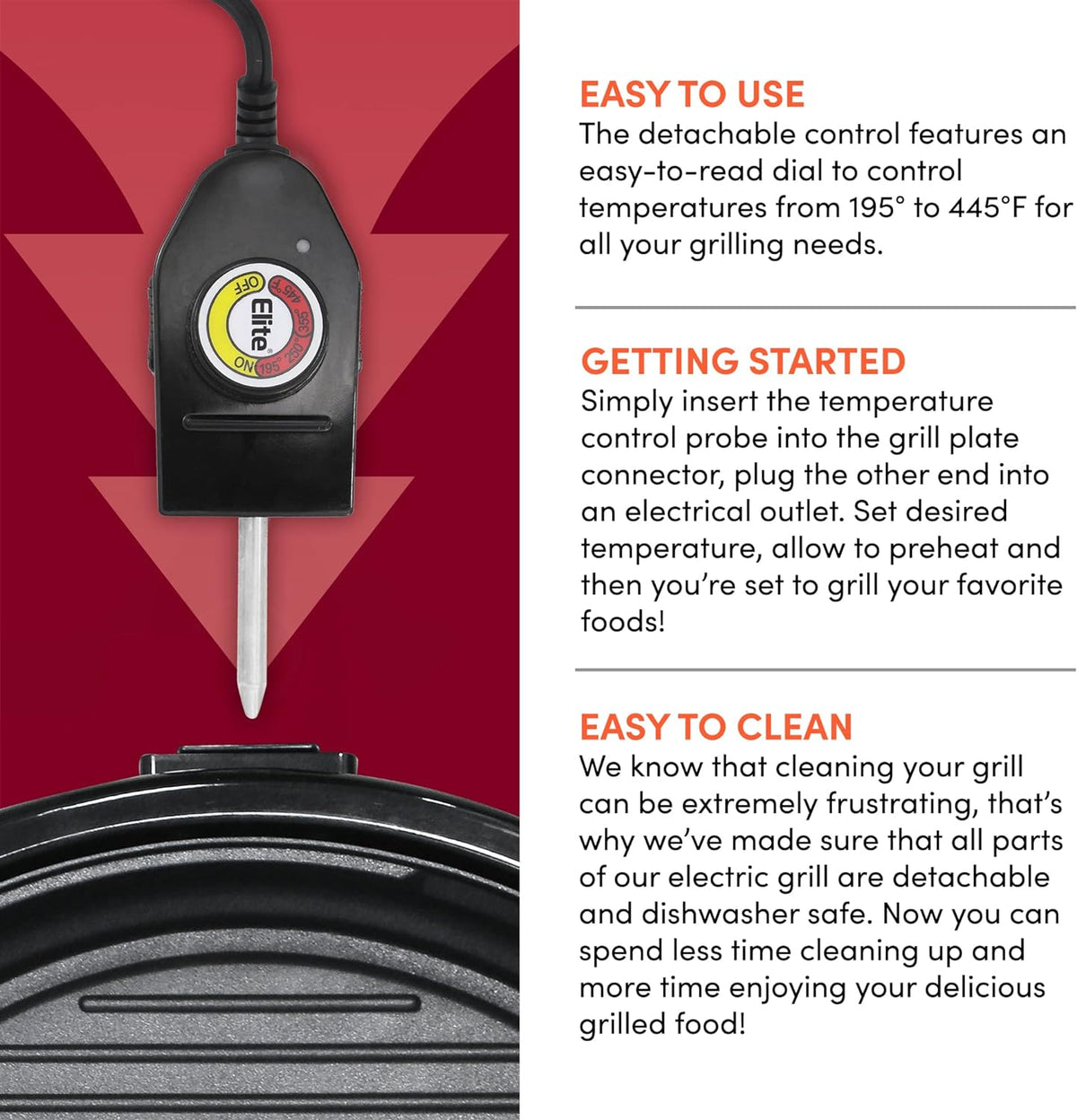 Belro smokeless electric tabletop grill with nonstick surface, compact kitchen appliance for indoor grilling.