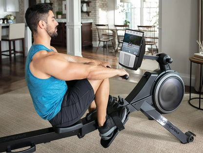 Casavibeo ProForm 750R Rower with adjustable seat and digital display for full-body cardio workout.