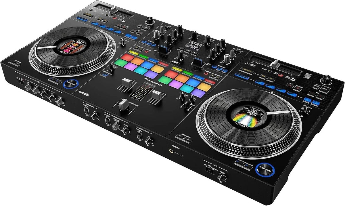 Casavibeo Pioneer DJ DDJ-REV7 DJ Controller with jog wheels, mixer, and control buttons for professional DJing.