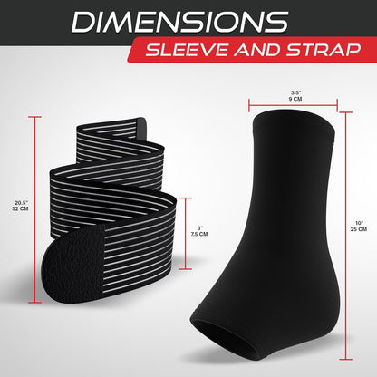 Belro ankle support brace, a supportive accessory with adjustable straps designed to stabilize and protect the ankle.