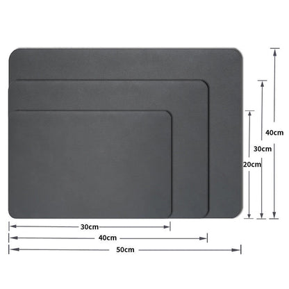 Belro super absorbent dish drying mat in kitchen, showing soft fabric surface and absorbent layers for drying dishes.