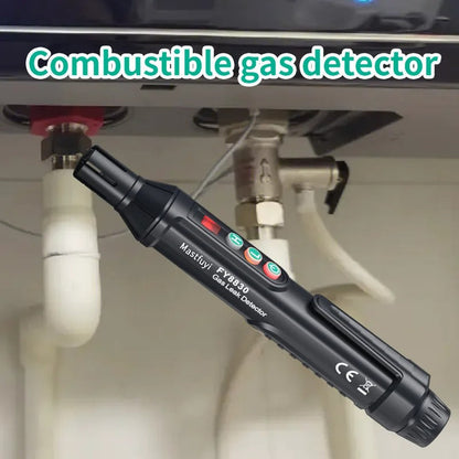Belro gas leak detector tool with digital display, used for detecting leaks in gas lines and appliances.