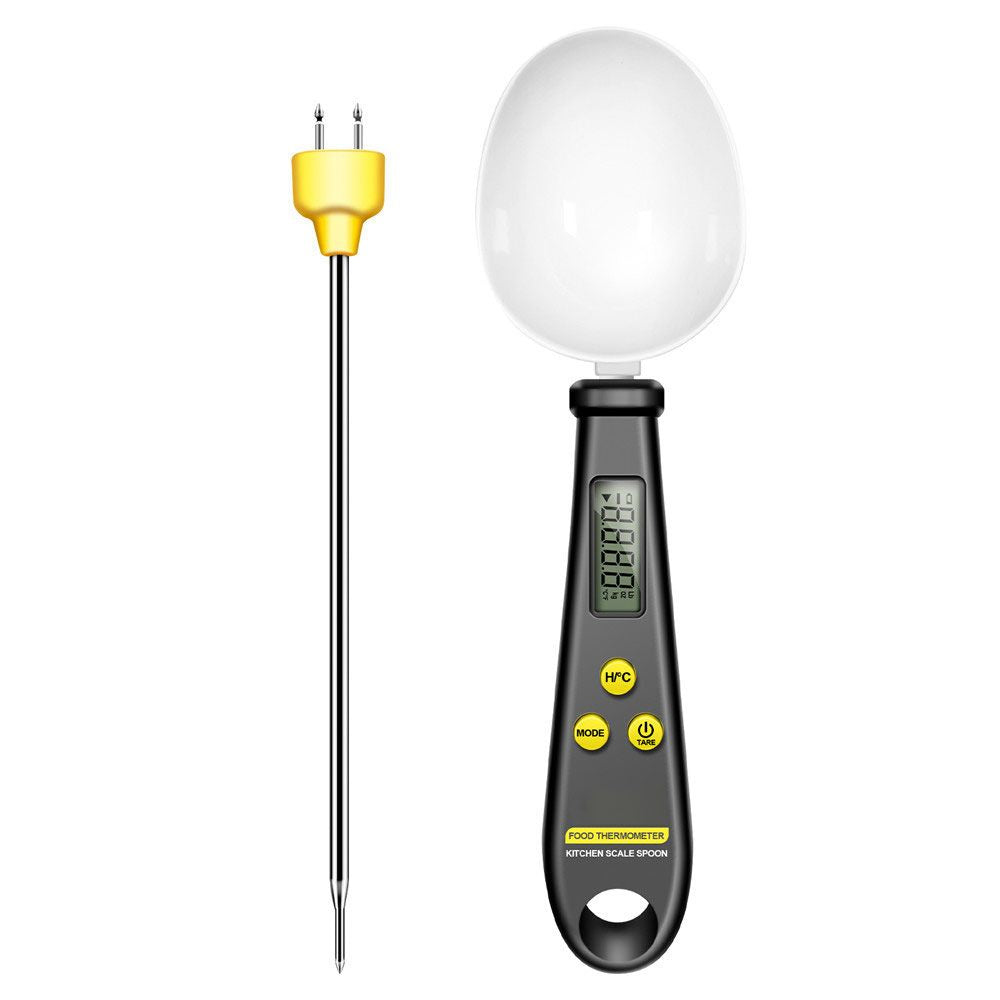 Belro 2-in-1 digital mini spoon scale and food thermometer, compact medical device for precise weight and temperature measurement.