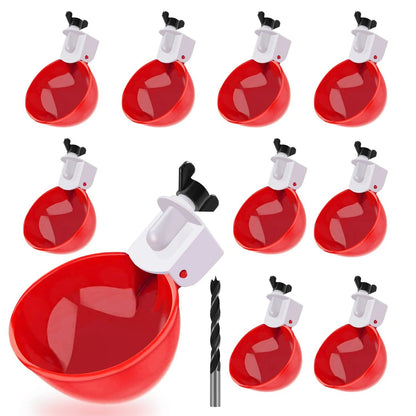 Belro 10 Pcs chicken waterer vests for poultry, lightweight and adjustable, designed to keep chickens hydrated and comfortable.