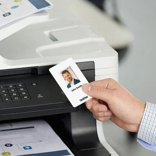 Brother MFC-L8905CDW wireless color laser printer with paper tray and control panel, ideal for home or office use.