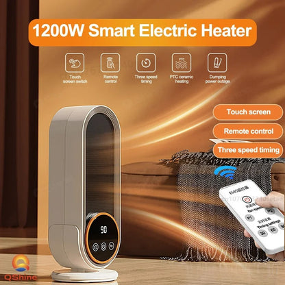 Belro mini space heater for home, compact electric heater with adjustable temperature and safety features.