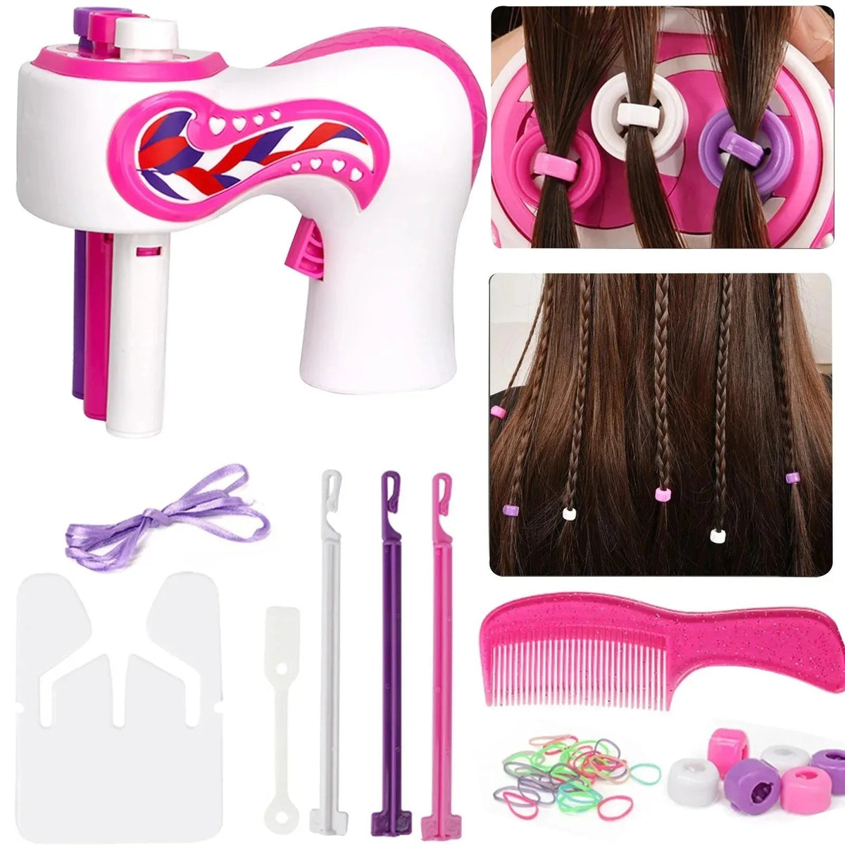 Belro hair braiding tool machine for easy, professional-looking hair braids, ideal for hair care and styling at home.